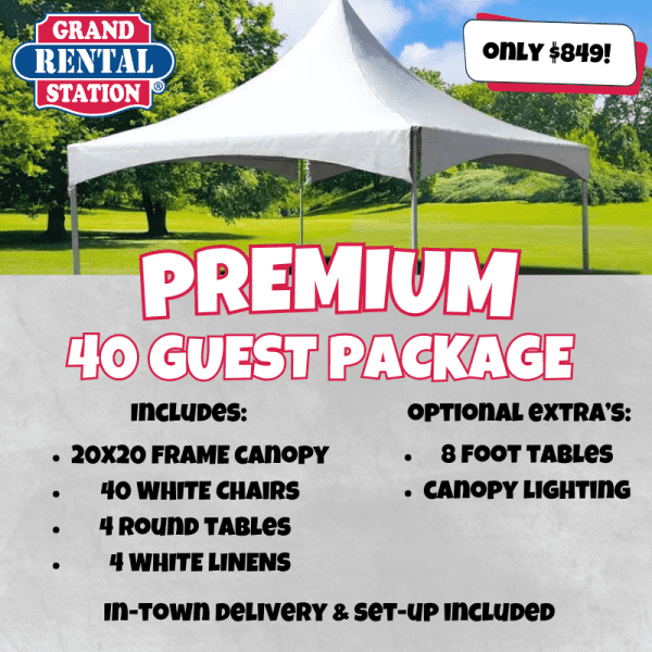 Premium 40 Guest Package