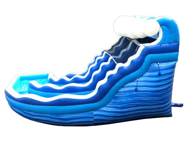 19' Double Lane Curved Water Slide - Image 4