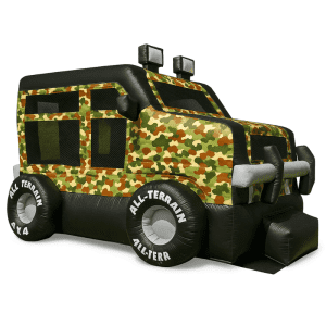 Camo Truck Bounce House